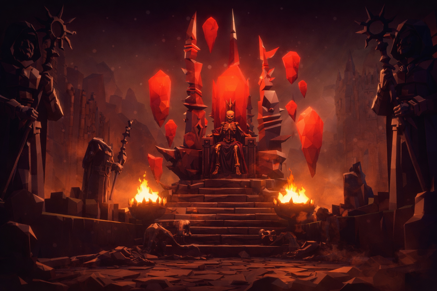 The Throne of Darkness — seat of the Ember King